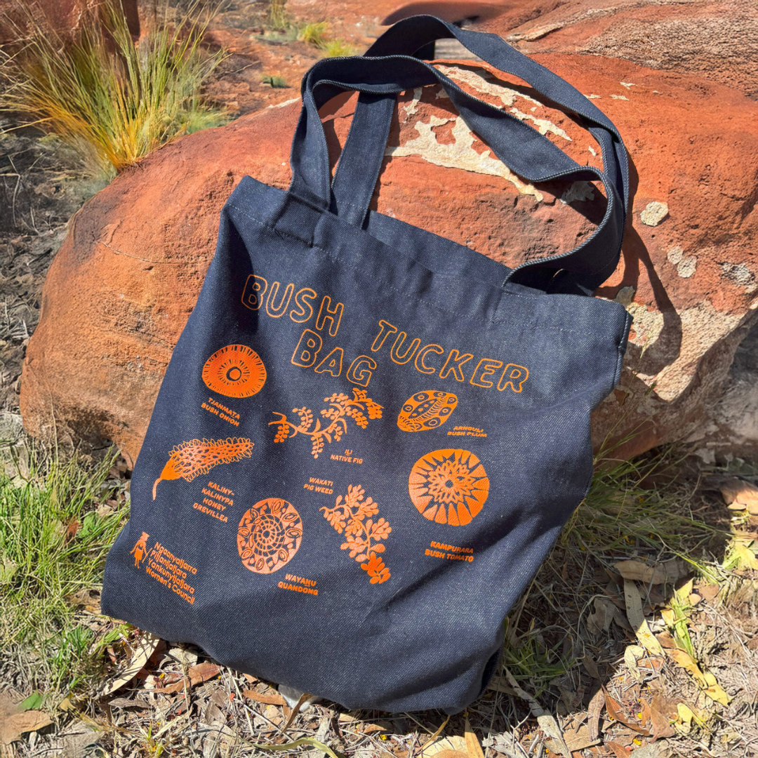 Bush Tucker Denim Tote Bag