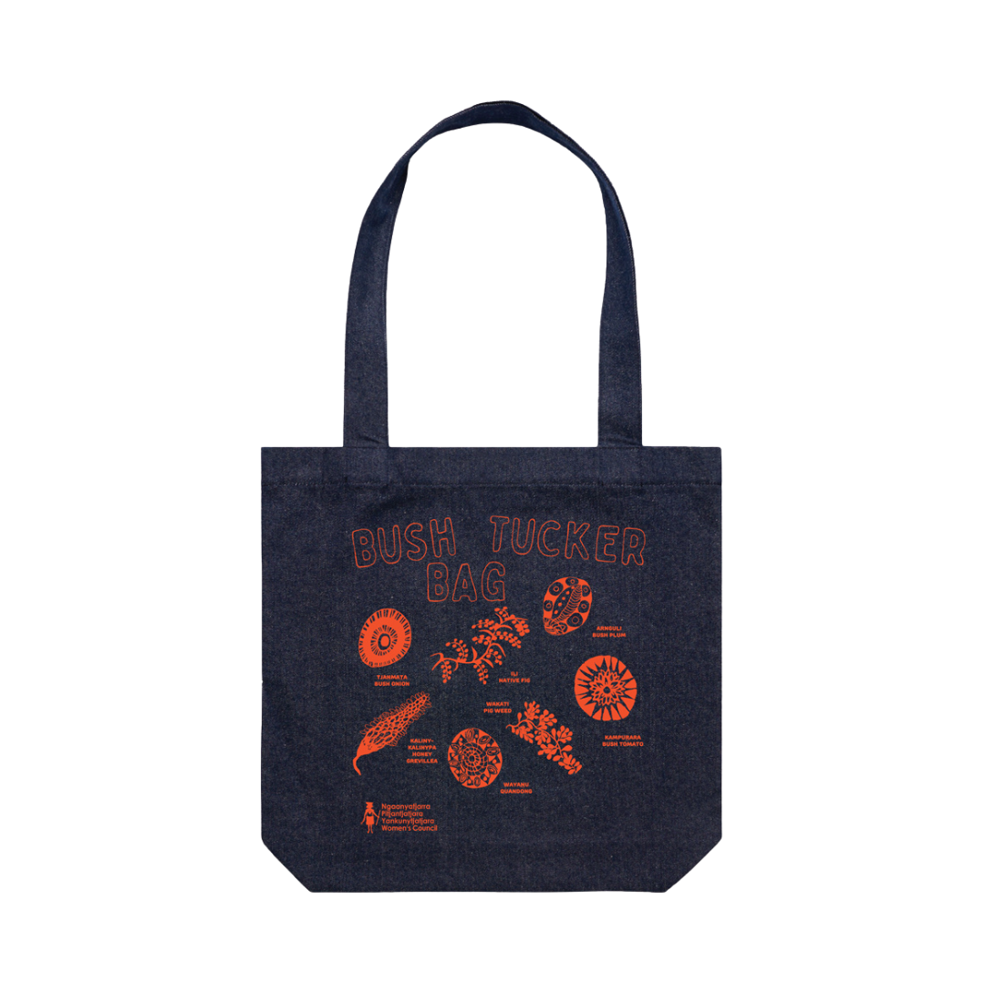 Bush Tucker Denim Tote Bag