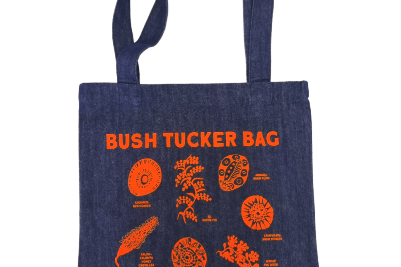aboriginal bush tucker tote gift